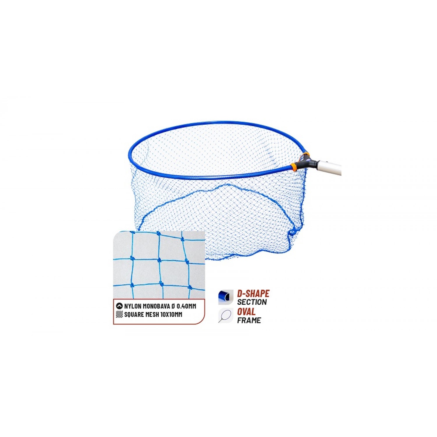 Купить Голова подсачека COLMIC Nylon 040 55x46 см в интернет-магазине Podsekai.by Покупка Голова подсачека COLMIC Nylon 040 55x46 см в Минске Беларуси